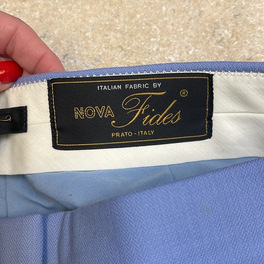 J. Crew Blue Straight Leg Trousers - Picture 4 of 5